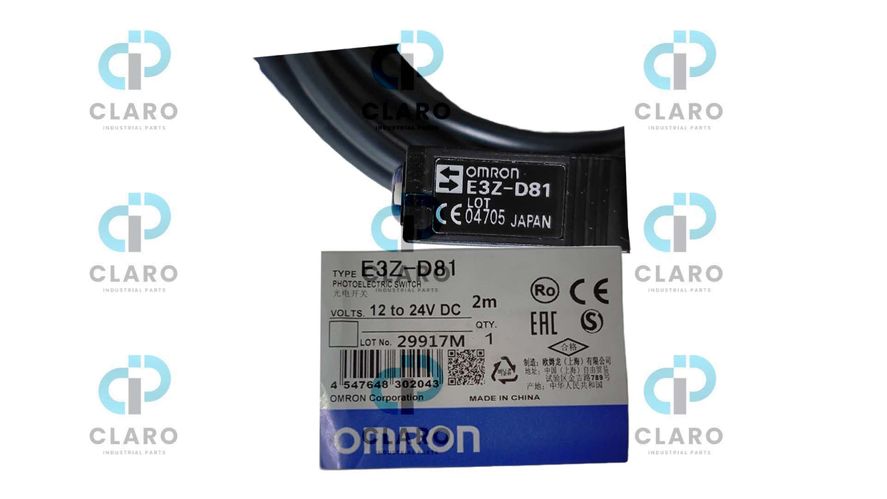 NEW E3Z-D81 2M PHOTOELECTRIC   OMRON SENSOR